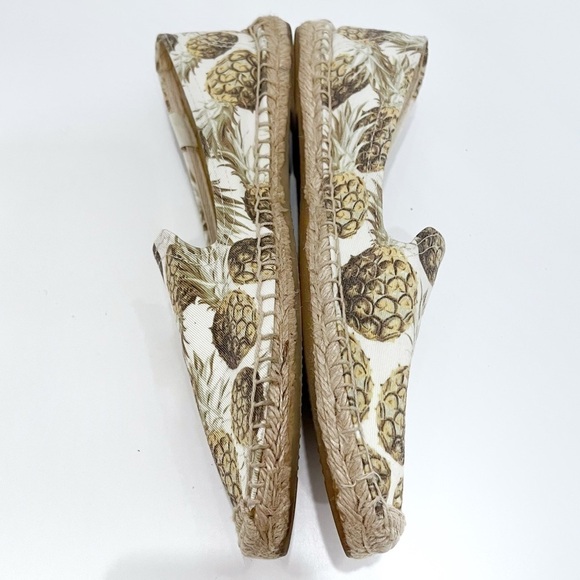 Soludos Pineapple Print Espadrilles Size 8 - Picture 6 of 9